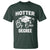 Funny Hotter By One Degree Graduation 2025 T Shirt