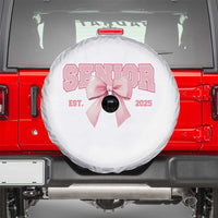 Funny Senior EST 2025 Graduation Coquette Spare Tire Cover