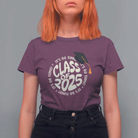 Class Of 2025 It's Go Time T Shirt For Women Graduation Seniors 2025