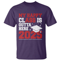 Funny My Happy Class Is Outta Here 2025 T Shirt Senior Graduation