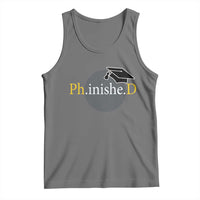 PHD Graduation PhinisheD Degree Doctorate Graduate Tank Top