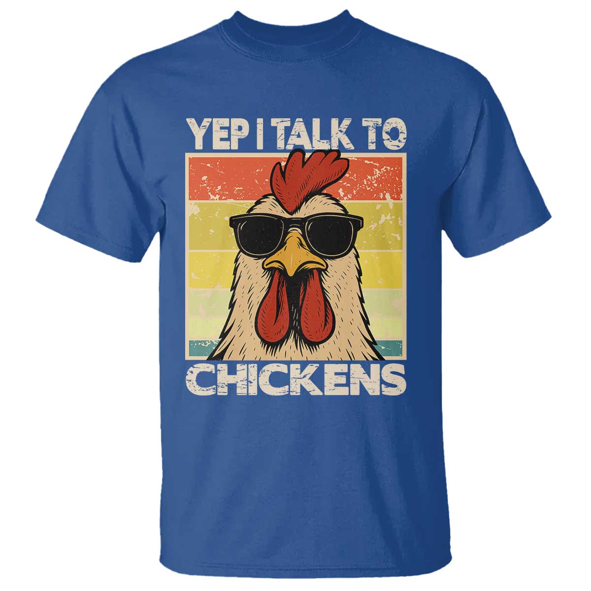 Funny Yep I Talk To Chickens T Shirt Chicken Buffs Farmyard Animal Lover