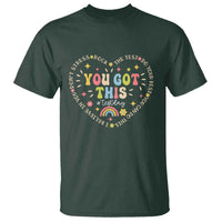 Funny Test Day You Got This T Shirt Testing Day Rock The Test Do Your Best Heart