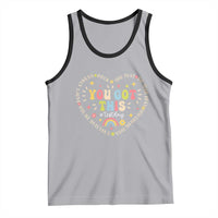 Funny Test Day You Got This Tank Top Testing Day Rock The Test Do Your Best Heart