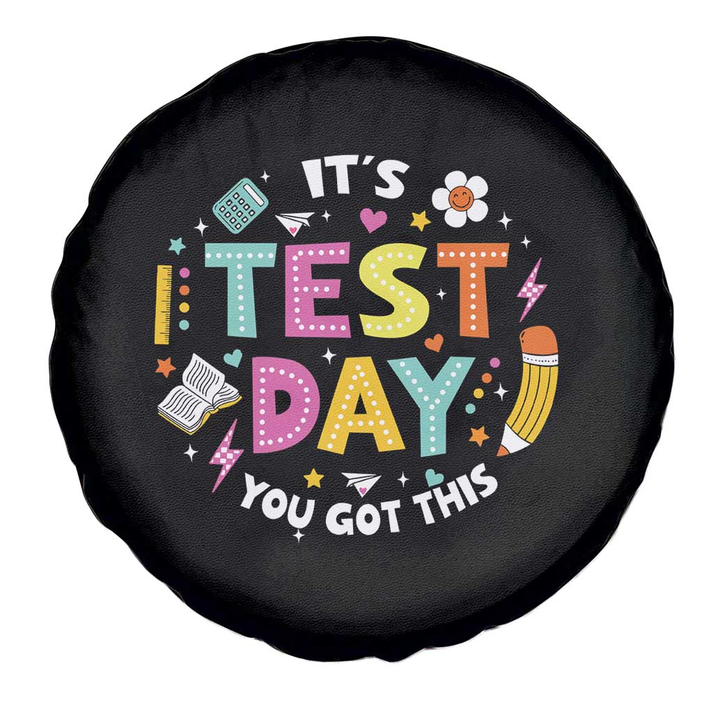 Funny It's Test Day You Got This Spare Tire Cover Testing Day School Supplies