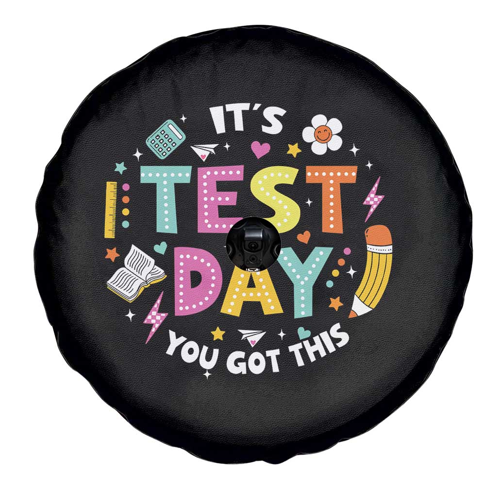 Funny It's Test Day You Got This Spare Tire Cover Testing Day School Supplies