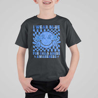 I Wear Blue For Child Abuse Awareness Month T Shirt For Kid