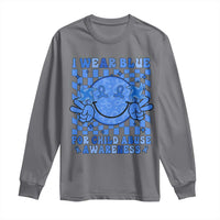 I Wear Blue For Child Abuse Awareness Month Long Sleeve Shirt
