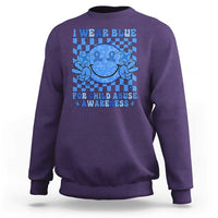 I Wear Blue For Child Abuse Awareness Month Sweatshirt