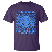 I Wear Blue For Child Abuse Awareness Month T Shirt