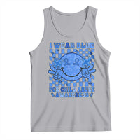 I Wear Blue For Child Abuse Awareness Month Tank Top