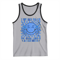 I Wear Blue For Child Abuse Awareness Month Tank Top