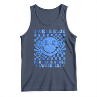 I Wear Blue For Child Abuse Awareness Month Tank Top