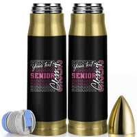 Personalized Senior 2026 Bullet Tumbler Custom Text Class Of 2026 Graduation Glitter Print - Wonder Print Shop