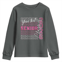 Personalized Senior 2026 Youth Sweatshirt Custom Text Class Of 2026 Graduation Glitter Print - Wonder Print Shop