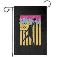 Basketball Ice Cream Drip American Flag Youth Players Garden Flag