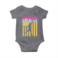 Basketball Ice Cream Drip American Flag Youth Players Baby Onesie