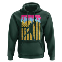 Basketball Ice Cream Drip American Flag Youth Players Hoodie