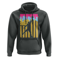 Basketball Ice Cream Drip American Flag Youth Players Hoodie
