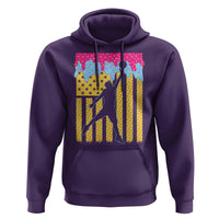 Basketball Ice Cream Drip American Flag Youth Players Hoodie
