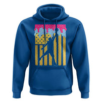Basketball Ice Cream Drip American Flag Youth Players Hoodie