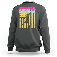 Basketball Ice Cream Drip American Flag Youth Players Sweatshirt