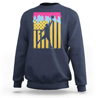 Basketball Ice Cream Drip American Flag Youth Players Sweatshirt