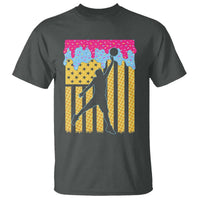 Basketball Ice Cream Drip American Flag Youth Players T Shirt