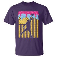 Basketball Ice Cream Drip American Flag Youth Players T Shirt