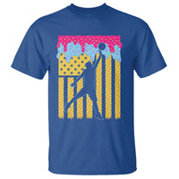 Basketball Ice Cream Drip American Flag Youth Players T Shirt