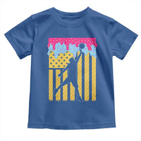 Basketball Ice Cream Drip American Flag Youth Players Toddler T Shirt