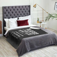 Place I Wont Be Going Today Throw Blanket Funny Work Humor Sarcastic Quote