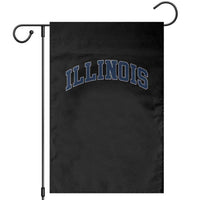 Illinois Sports Fan Vintage Bold Throwback IL State Garden Flag