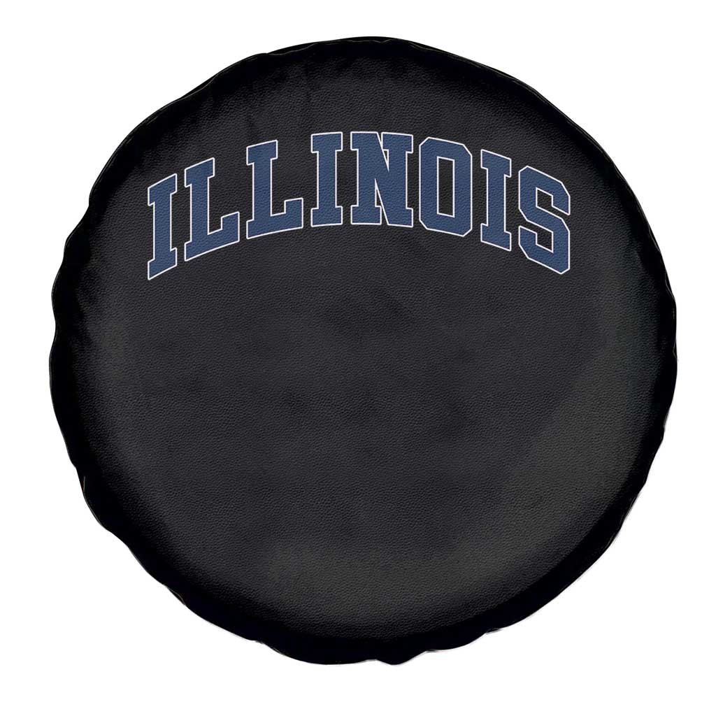 Illinois Sports Fan Vintage Bold Throwback IL State Spare Tire Cover
