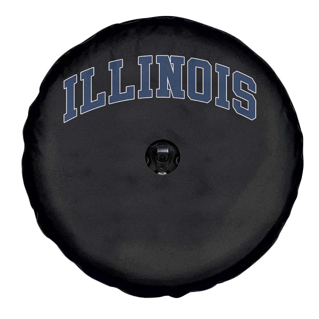 Illinois Sports Fan Vintage Bold Throwback IL State Spare Tire Cover