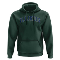 Illinois Sports Fan Vintage Bold Throwback IL State Hoodie
