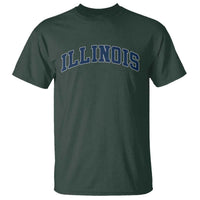 Illinois Sports Fan Vintage Bold Throwback IL State T Shirt