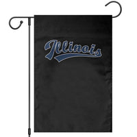 Illinois Varsity Script Classic Sports Jersey Style Garden Flag