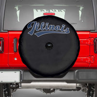 Illinois Varsity Script Classic Sports Jersey Style Spare Tire Cover