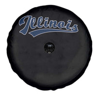 Illinois Varsity Script Classic Sports Jersey Style Spare Tire Cover