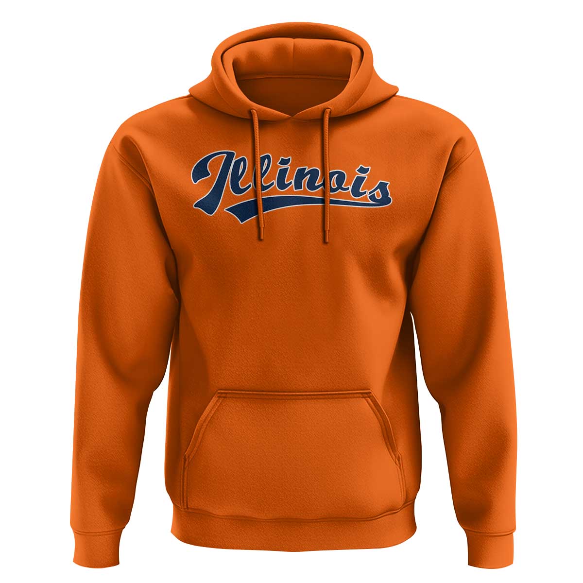 Illinois Varsity Script Classic Sports Jersey Style Hoodie
