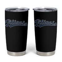 Illinois Varsity Script Classic Sports Jersey Style Tumbler Cup