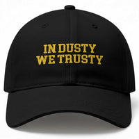 In Dusty We Trusty Baseball Cap Michigan State Basketball Quote