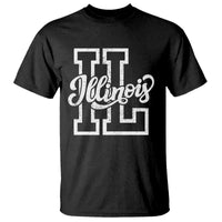 Illinois Sports Fan T Shirt Varsity Aesthetic IL State Pride