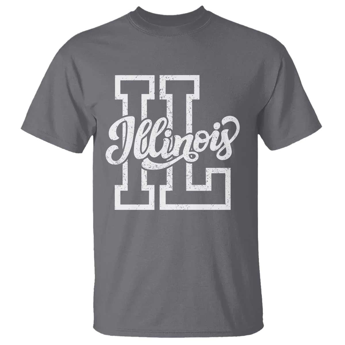 Illinois Sports Fan T Shirt Varsity Aesthetic IL State Pride