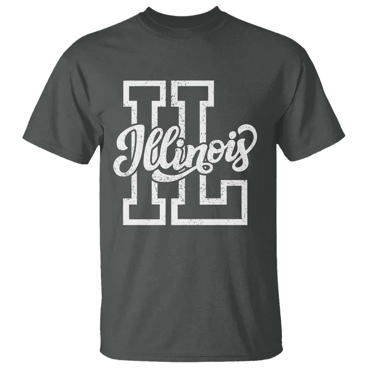 Illinois Sports Fan T Shirt Varsity Aesthetic IL State Pride