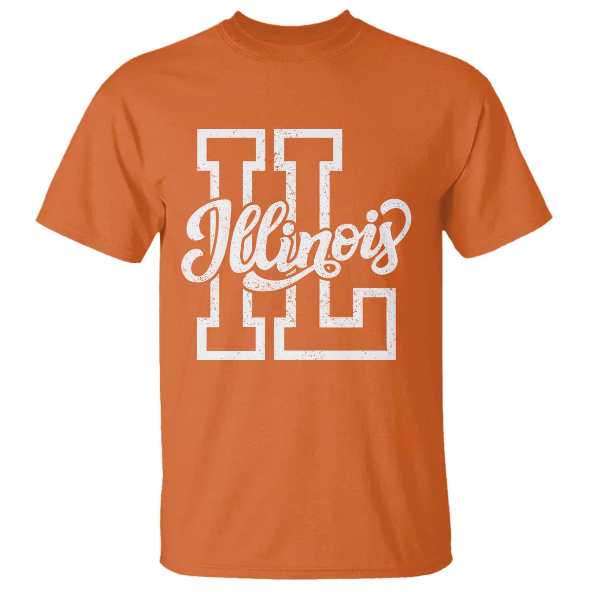 Illinois Sports Fan T Shirt Varsity Aesthetic IL State Pride
