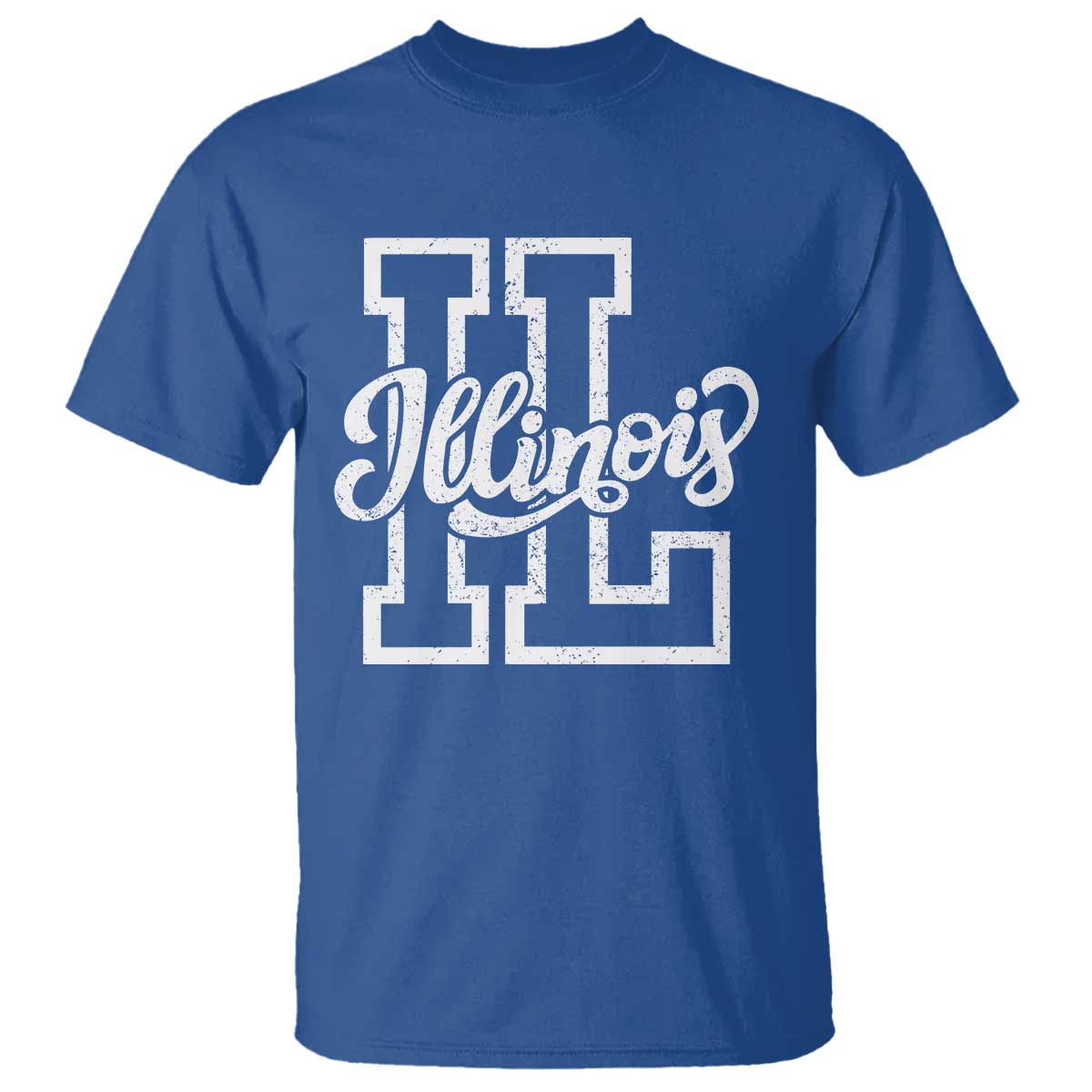 Illinois Sports Fan T Shirt Varsity Aesthetic IL State Pride