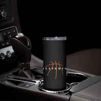 Illinois Fan Basketball Grooves Graphic IL State Skinny Tumbler