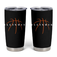 Illinois Fan Basketball Grooves Graphic IL State Tumbler Cup